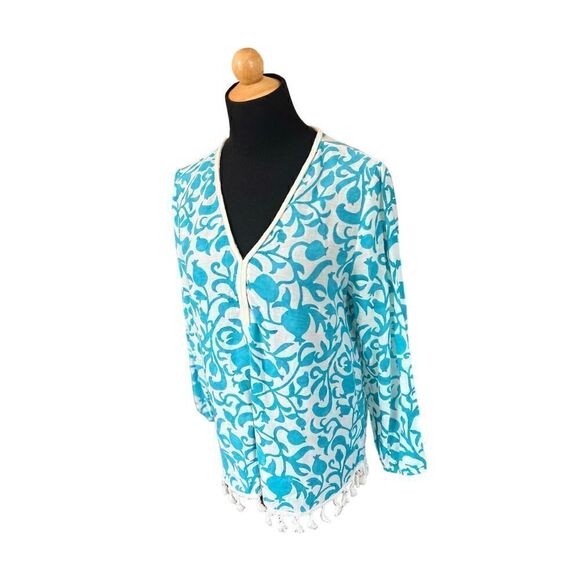 ROBERTA ROLLER RABBIT SILK BLEND TOP SIZE SMALL - Picture 8 of 8